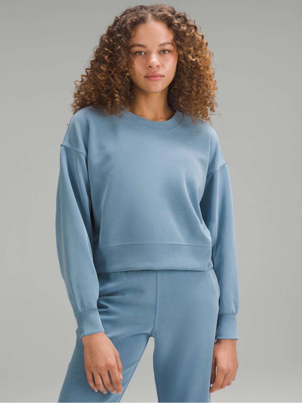 Lululemon Softstreme Perfectly Oversized Cropped Crew